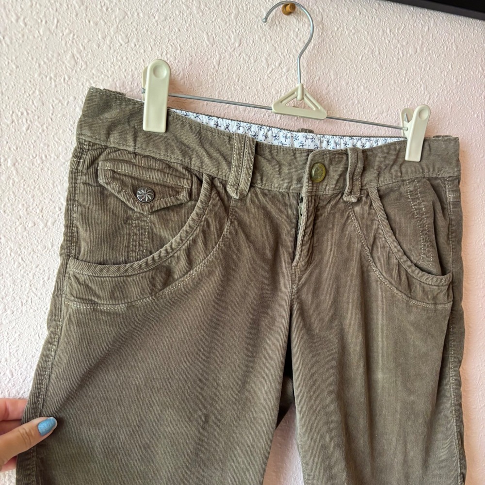 Y2K Gorpcore Low Rise Corduroy Athleta Capris - Picture 3 of 6
